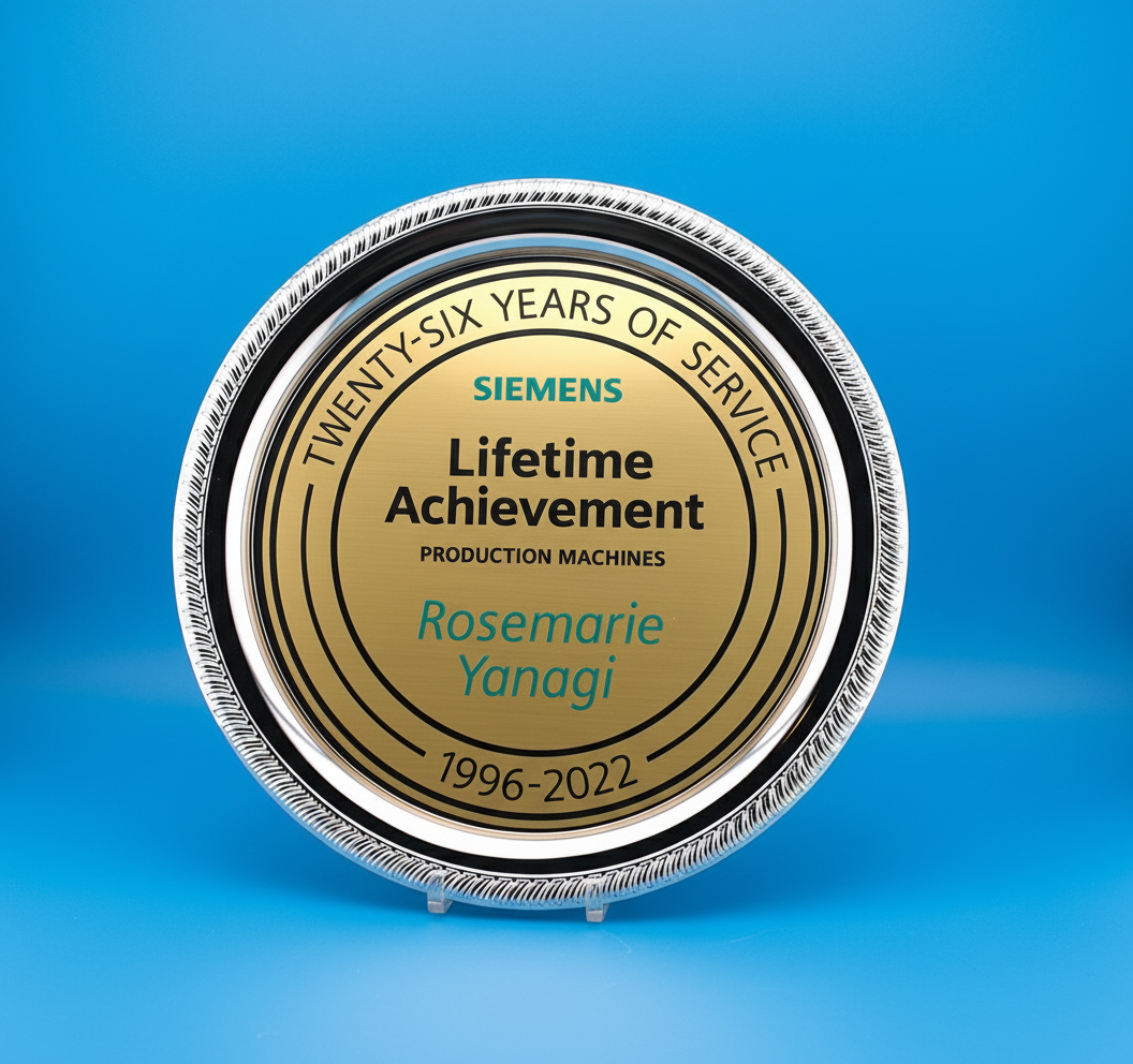 GOLD CHROME ROUND TRAYS