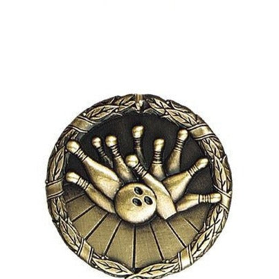 3D CAST MEDALS - BOWLING