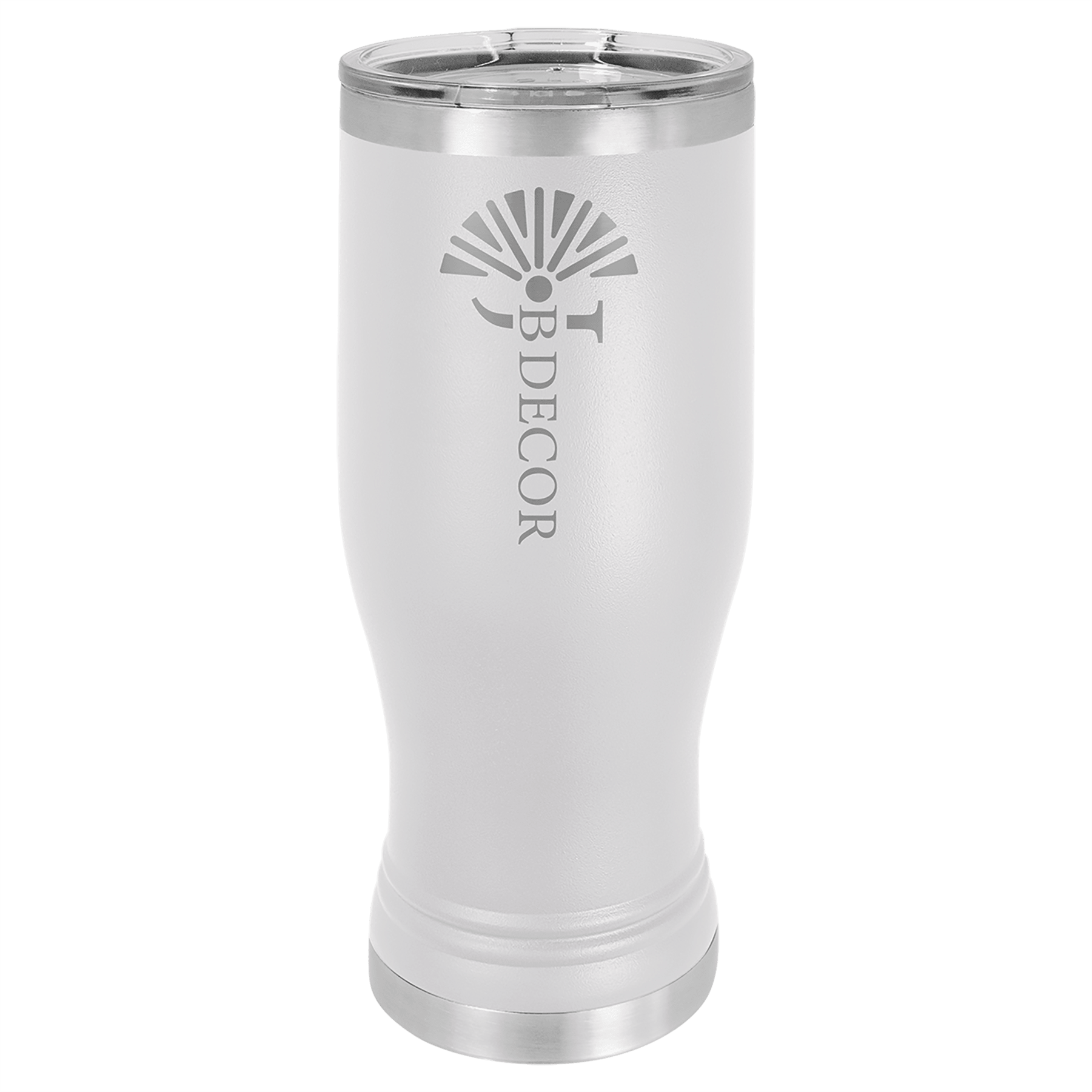 PILSNER TUMBLER WITH CLEAR LID 20 OZ