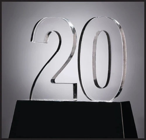 CRYSTAL YEARS OF SERVICE AWARD