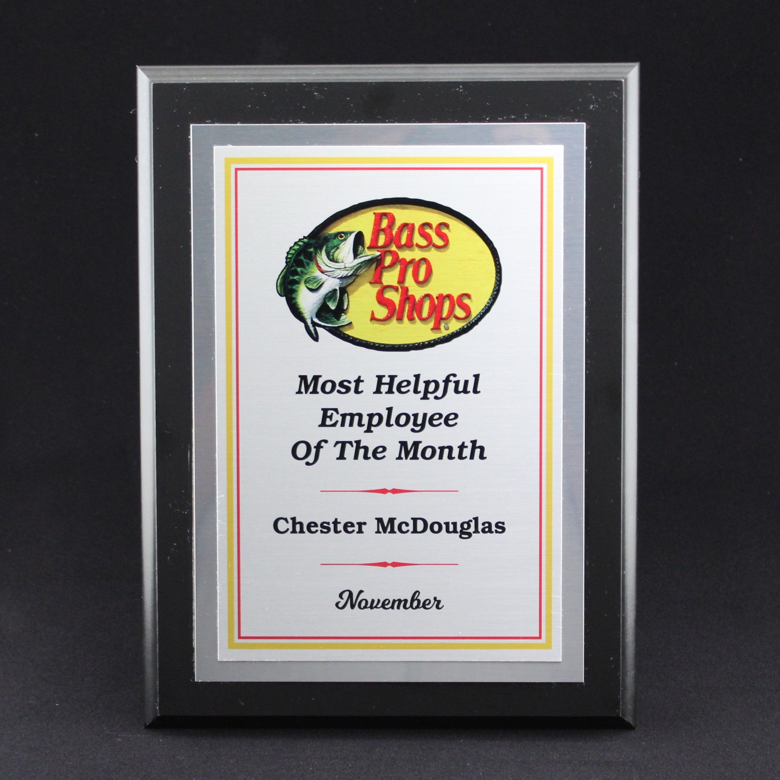 ATLANTA AWARD PLAQUE   Modern Look, Various Sizes, Ideal for Graduation, Business, Corporate Events.