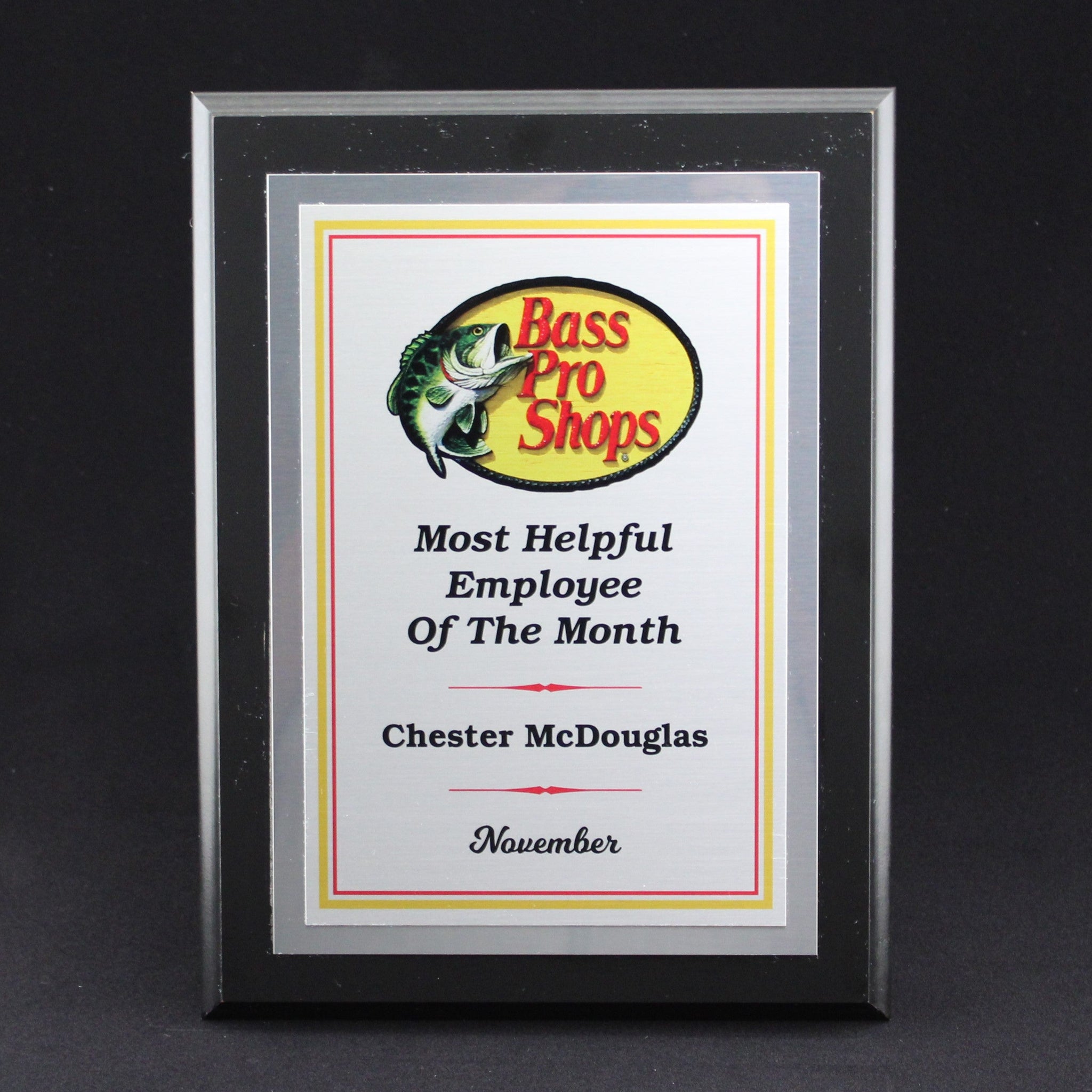 ATLANTA AWARD PLAQUE   Modern Look, Various Sizes, Ideal for Graduation, Business, Corporate Events.
