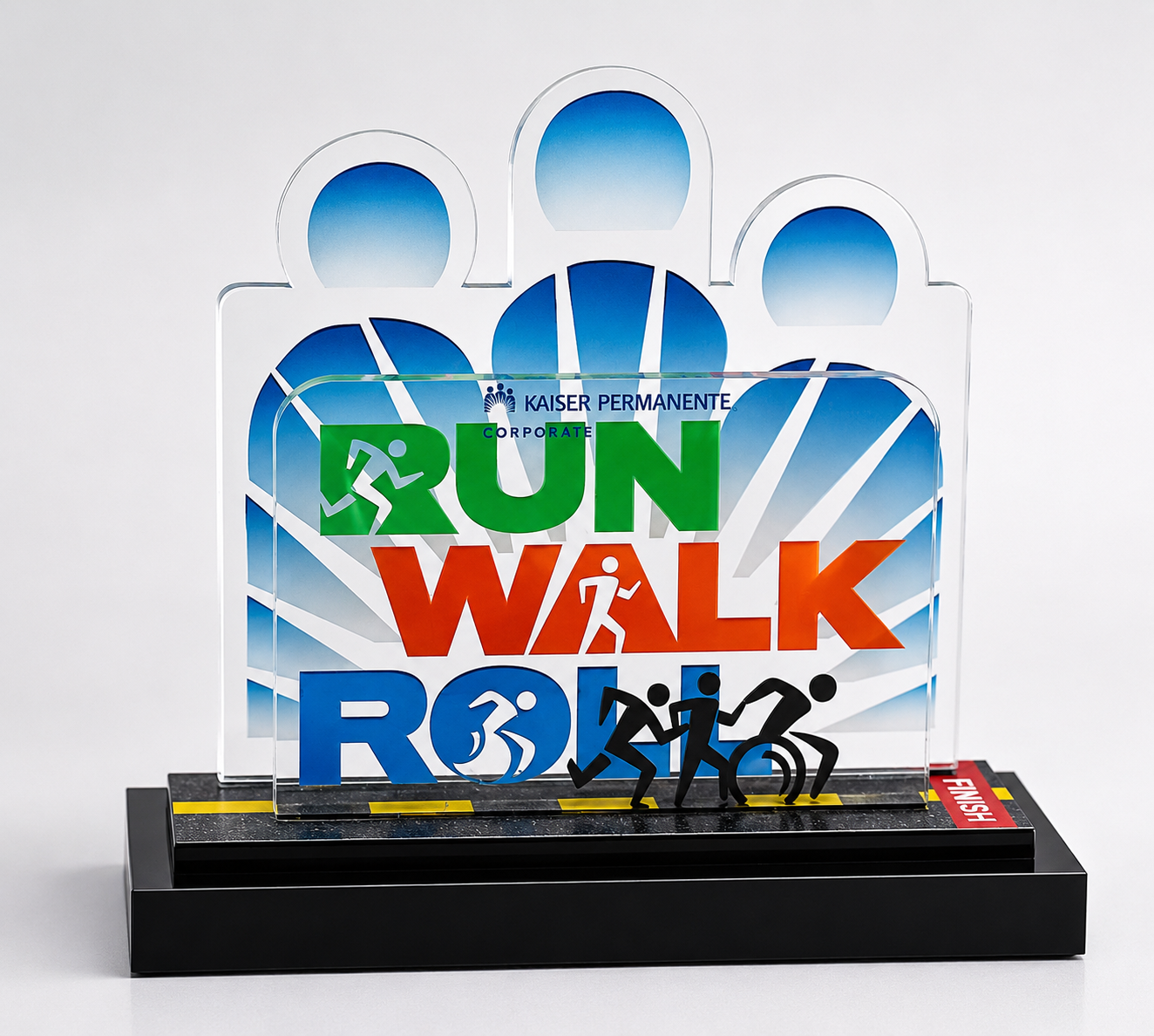 CUSTOM ACRYLIC HORIZON AWARD/ Call 770-448-3386 for your custom award quote