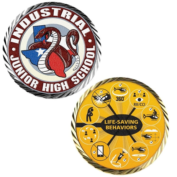 GOLD OR SILVER TRIM COINS