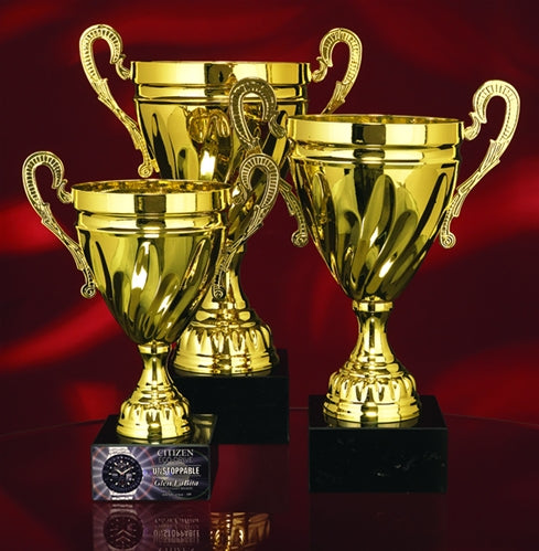 GOLD TWIST METAL TROPHY CUP