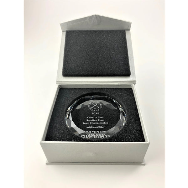 OPTIC CRYSTAL BRILLIANT DISK